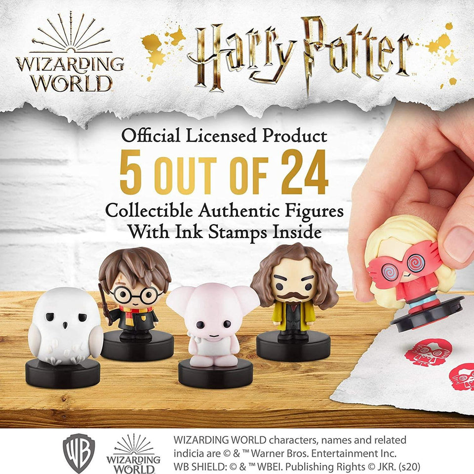 Harry Potter Stampers 5pk Sirius Dobby Hedwig Voldemort Luna Lovegood Figures PMI International