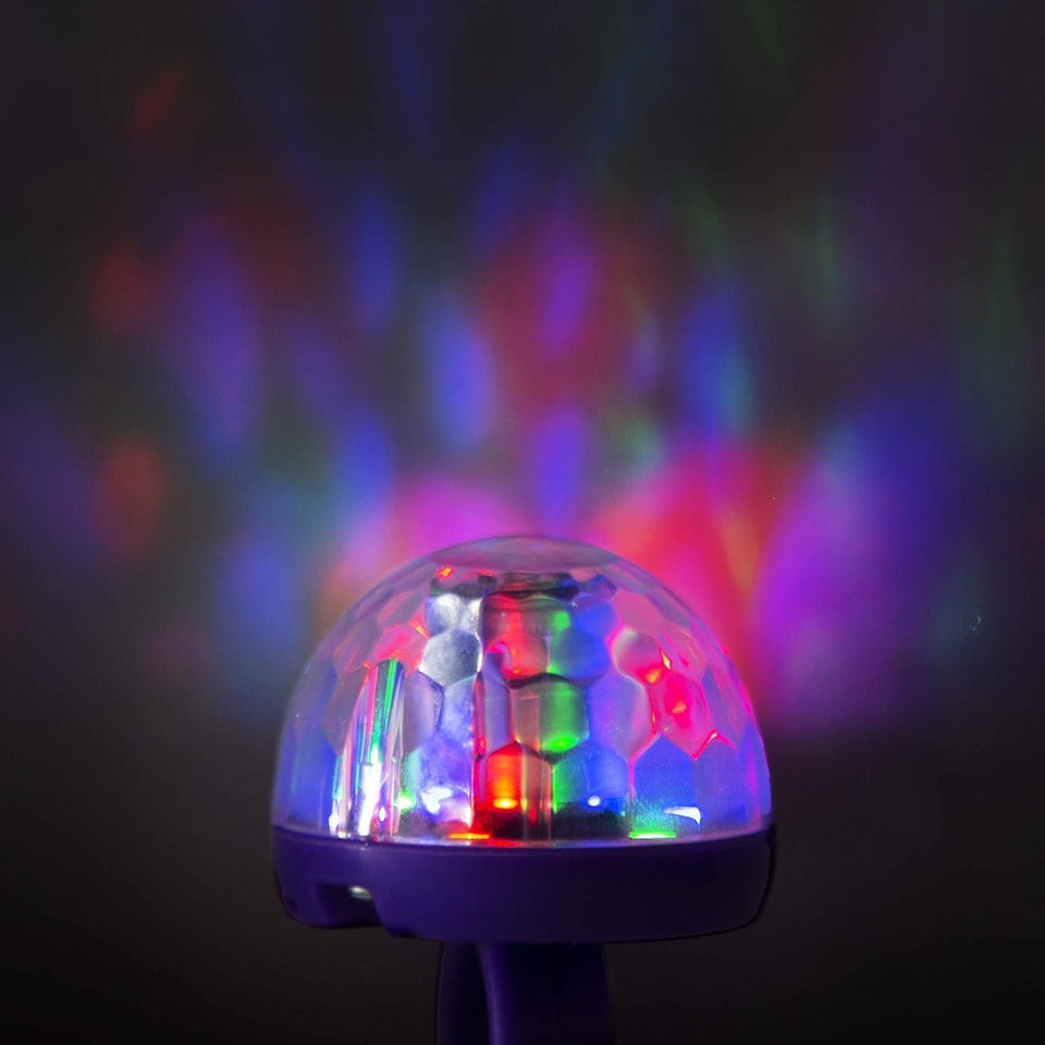 Disco Ring Light-Up LED Glowing Plastic Party Accessory Color Changing Mighty Mojo