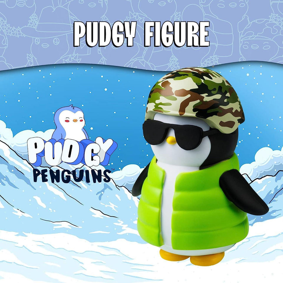 Pudgy Penguins Trooper Military Adopt Forever Friend Customize Outfits Digital NFT Figure