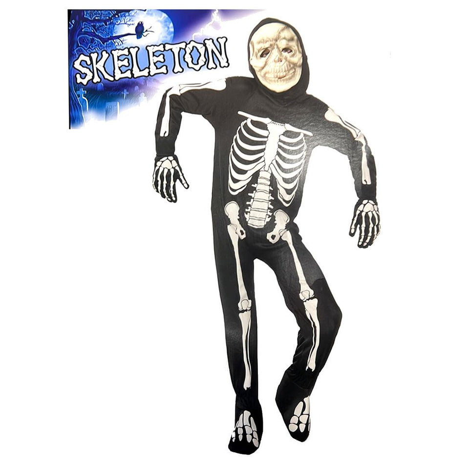 Bone X-Ray Skeleton Kids size XS Skelebones Suit Costume Forum Novelties