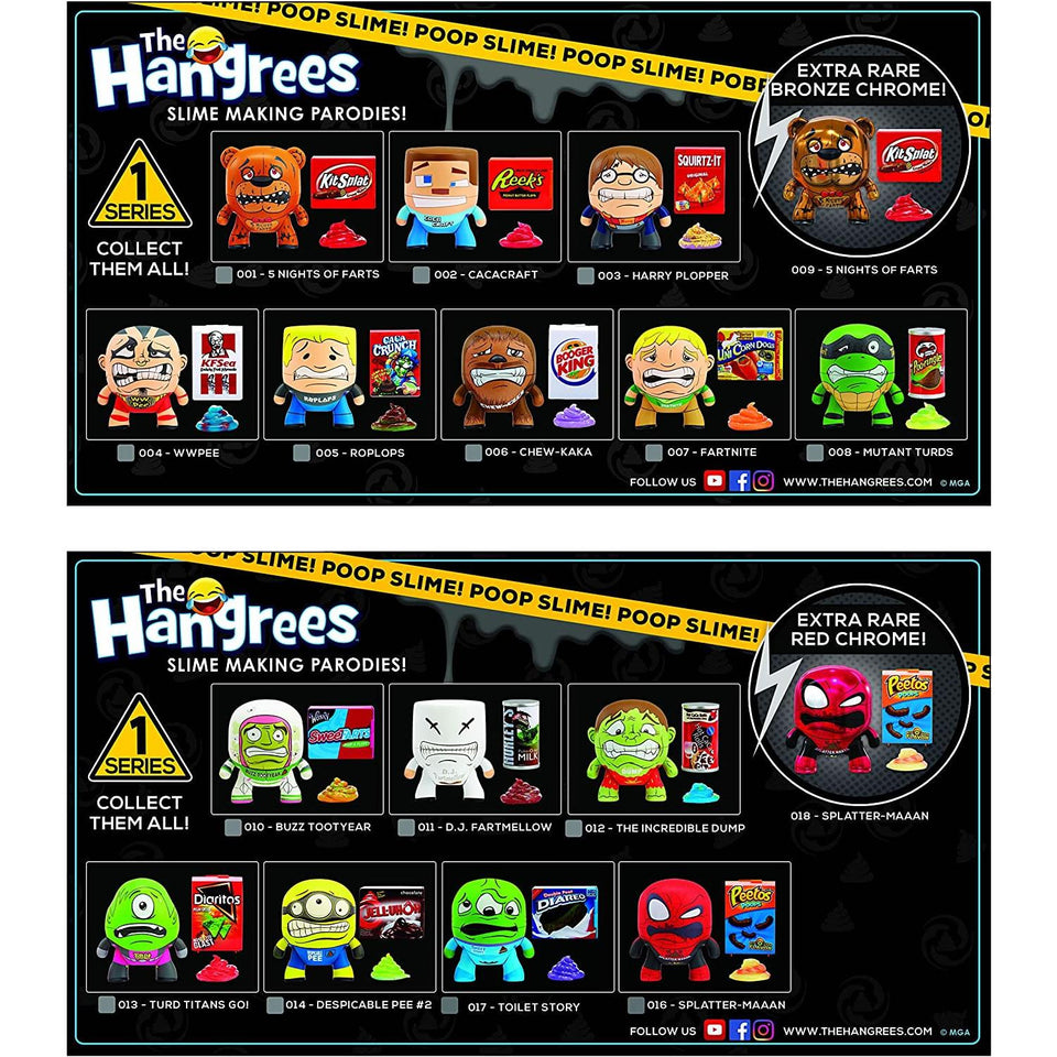 Hangrees The WWPee Booger King Parody Doll Figure Slime Farts Poop MGA