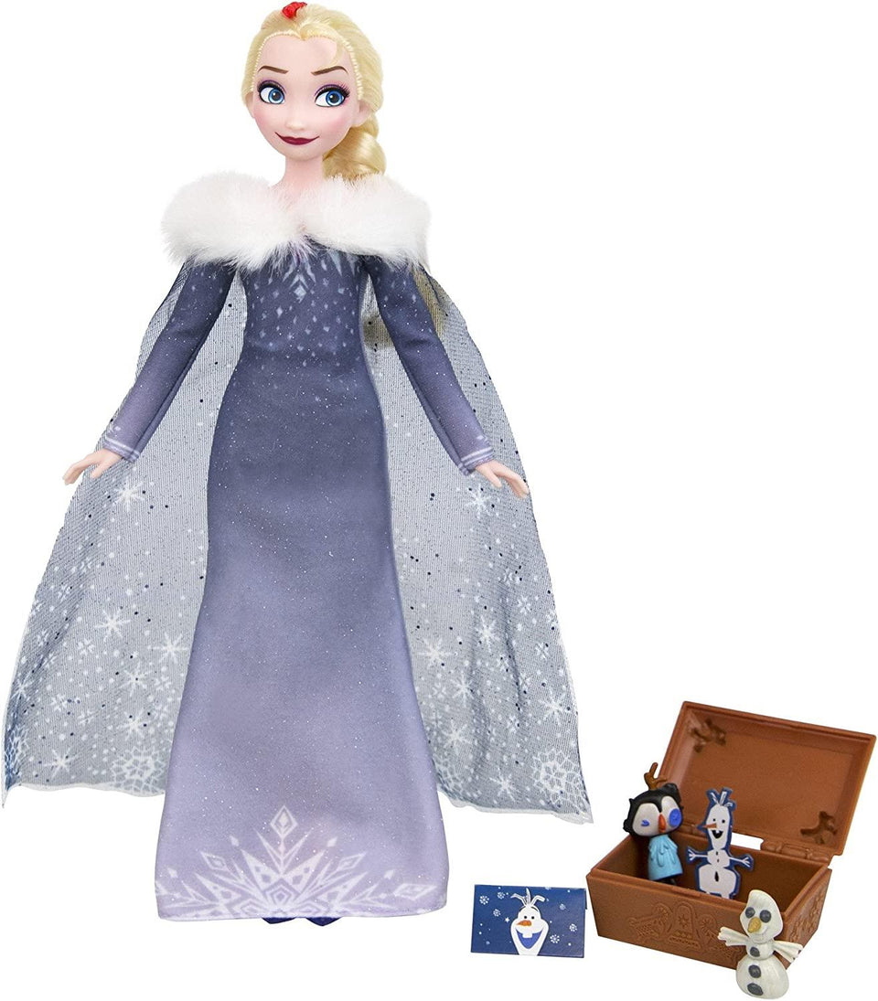 Disney Olaf's Frozen Adventure Elsa Play Doll Treasured Traditions Accessories Hasbro