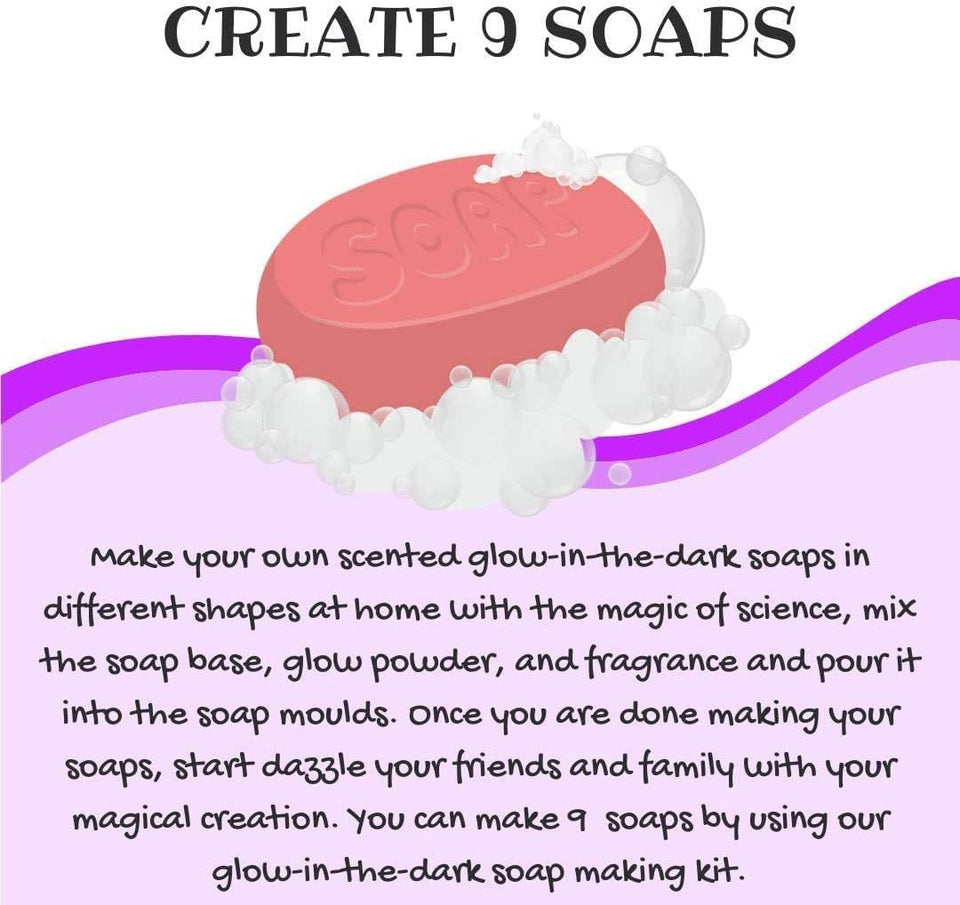 Explore STEM Learning Glow In Dark Soap Lab DIY Science Fun Kt