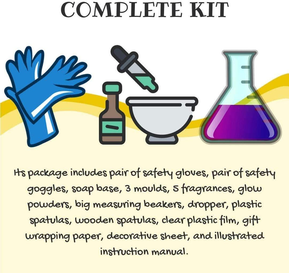 Explore STEM Learning Glow In Dark Soap Lab DIY Science Fun Kt