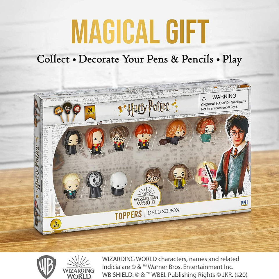 Harry Potter Pencil Toppers 12pk Ginny Weasley Granger Death Eater Voldemort PMI International