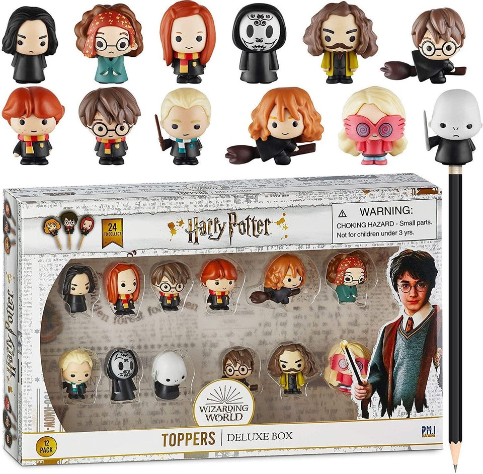 Harry Potter Pencil Toppers 12pk Ginny Weasley Granger Death Eater Voldemort PMI International