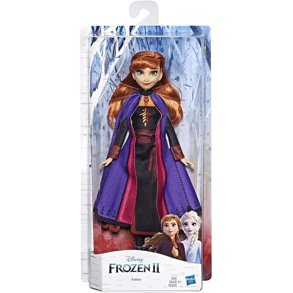 Disney Frozen 2 Anna Fashion Doll with Long Red Hair Princess Hasbro