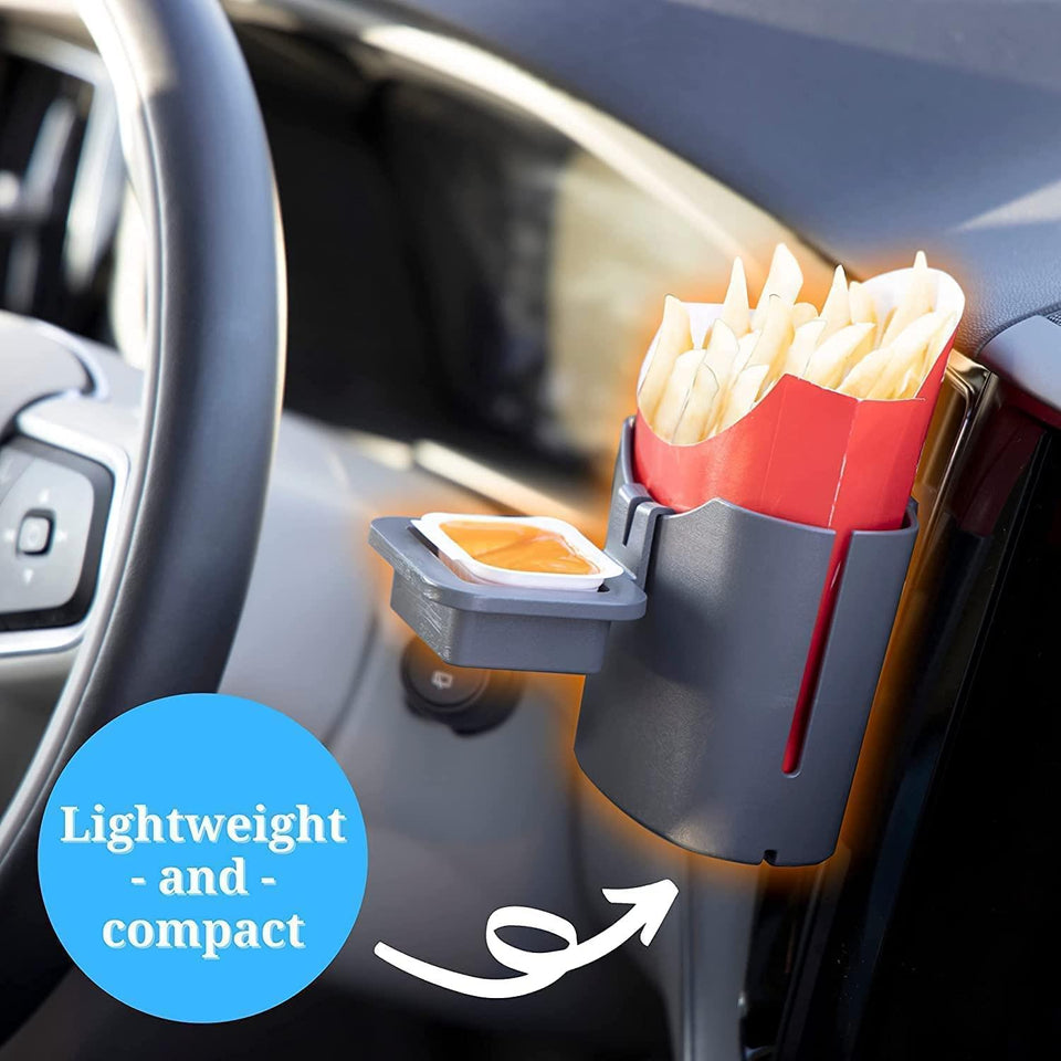 Vent N' Door Caddy 2pk French Fry Sauce Holder Multi Use Storage Travel Mighty Mojo