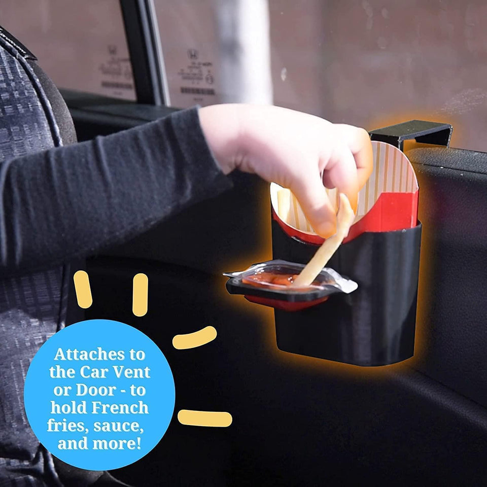 Vent N' Door Caddy 2pk French Fry Sauce Holder Multi Use Storage Travel Mighty Mojo