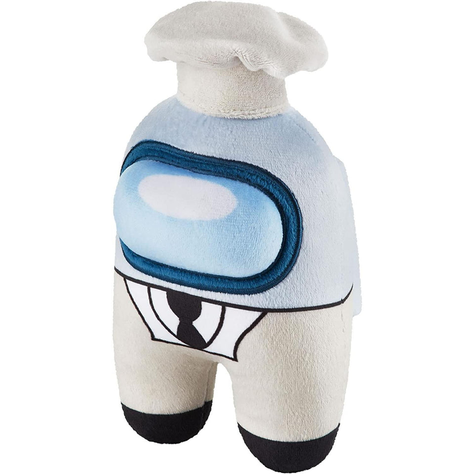 Among Us Plush Buddy White Crewmate The Chef 8" Online Video Game Character P.M.I.