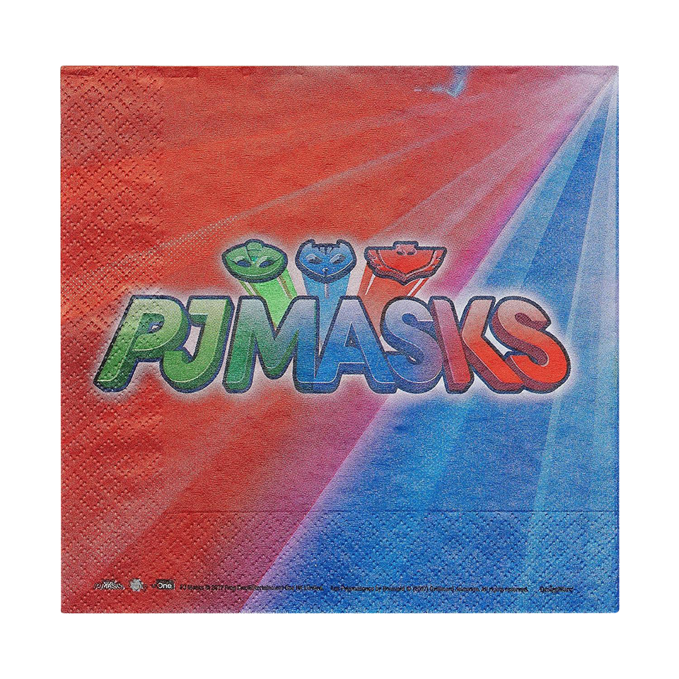 PJ Masks Lunch Napkins 16-Piece Kids Party Decorations DesignWare