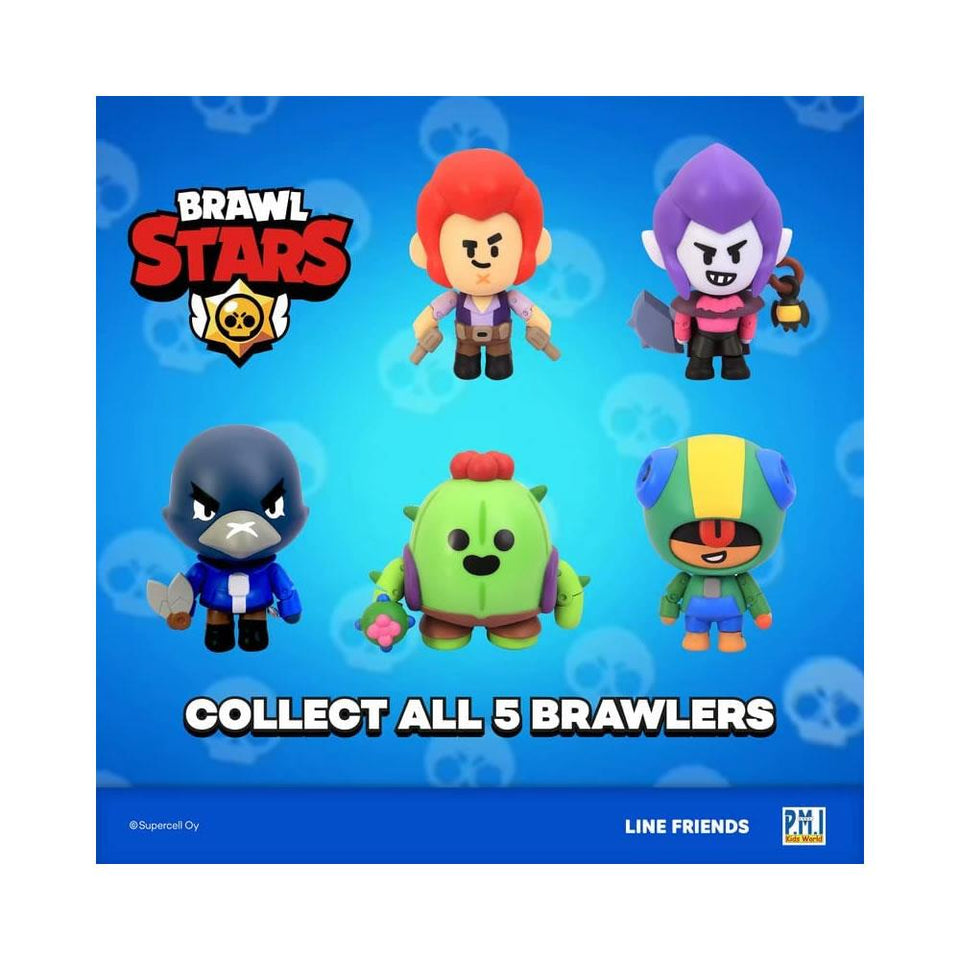 Brawl Stars Spike & Colt Pistols Cactus Fighters Brawler Action Figure Set PMI International