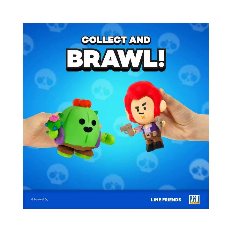 Brawl Stars Spike & Colt Pistols Cactus Fighters Brawler Action Figure Set PMI International