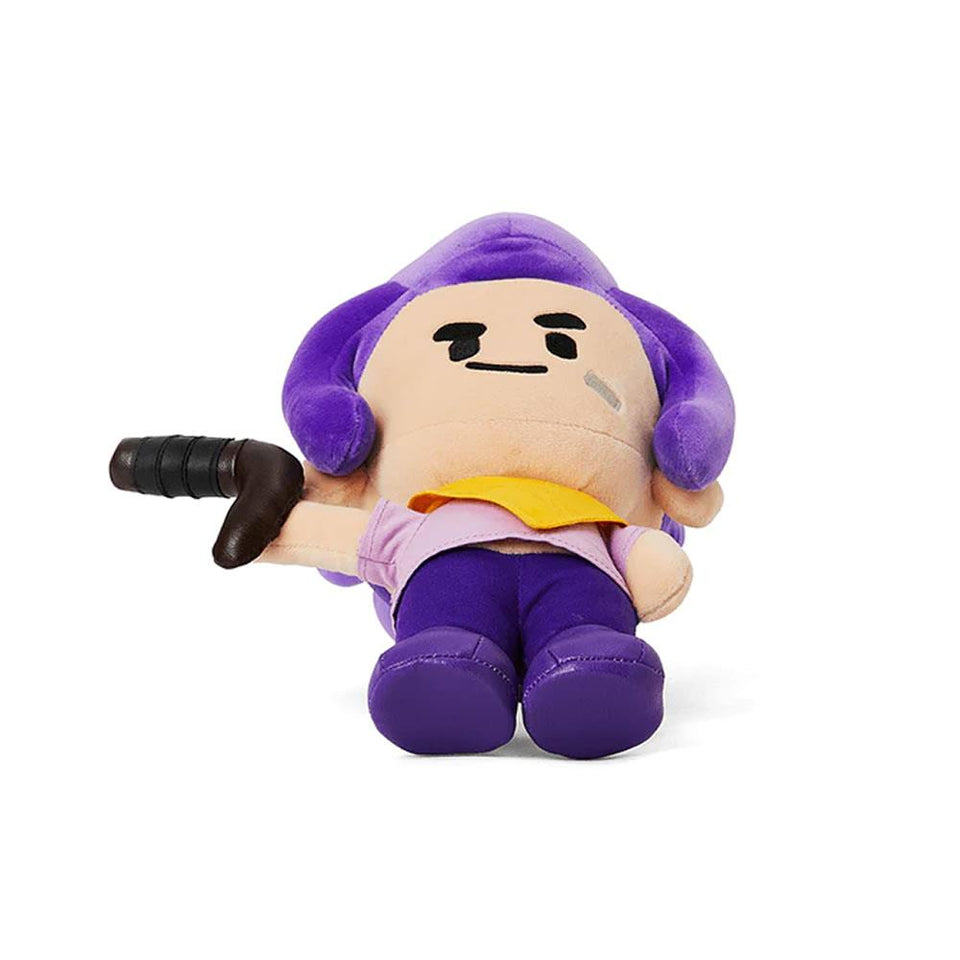 Brawl Stars Shelly Plush Buddy Blaster 7" Brawler Gaming Fighter Doll Character Figure PMI International