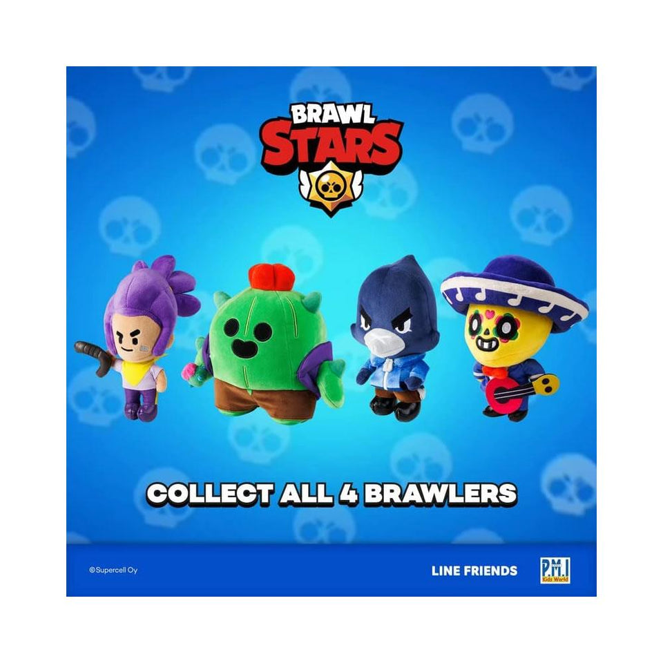 Brawl Stars Shelly Plush Buddy Blaster 7 Brawler Gaming Fighter Doll –  Archies Toys