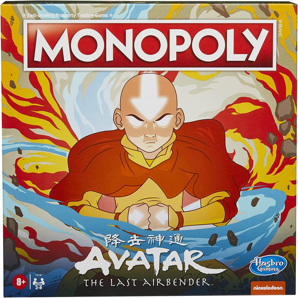 Monopoly Avatar The Last Airbender Edition Nickelodeon TV Show Game Hasbro