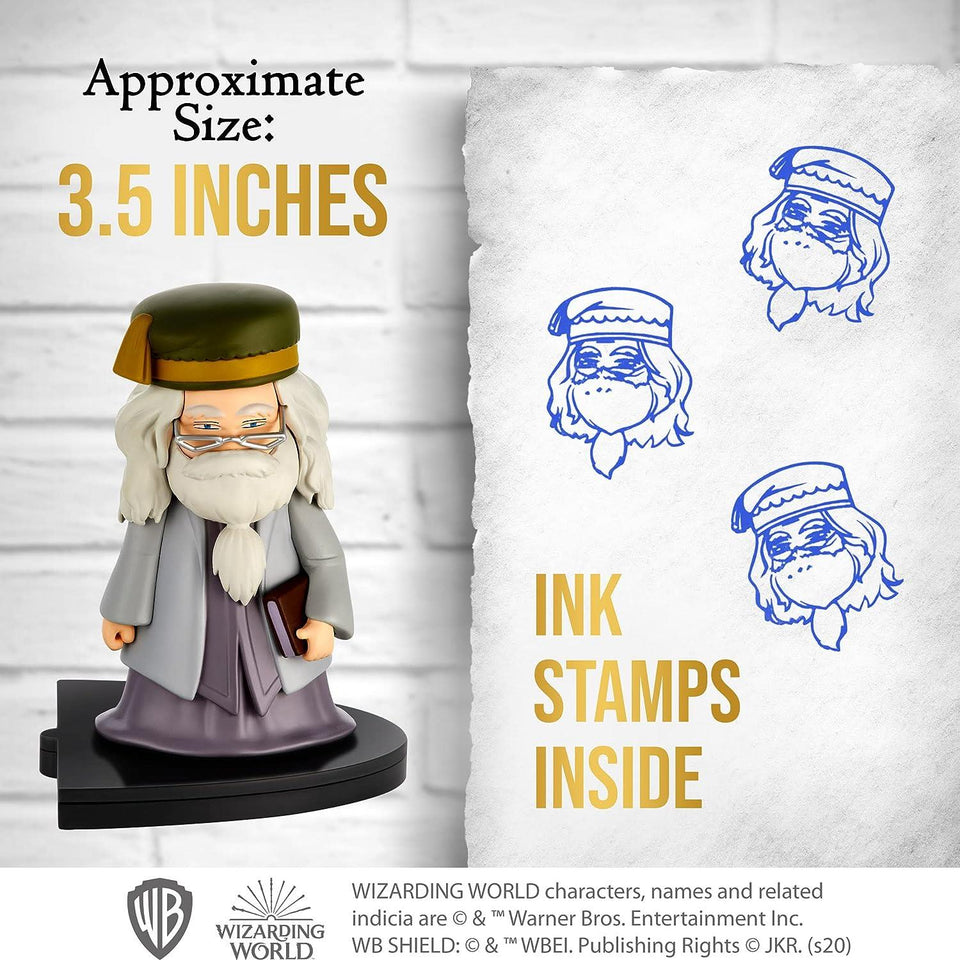 Albus Dumbledore & Minerva McGonagall Ink Stampers Wizard Cake Toppers Figures PMI International