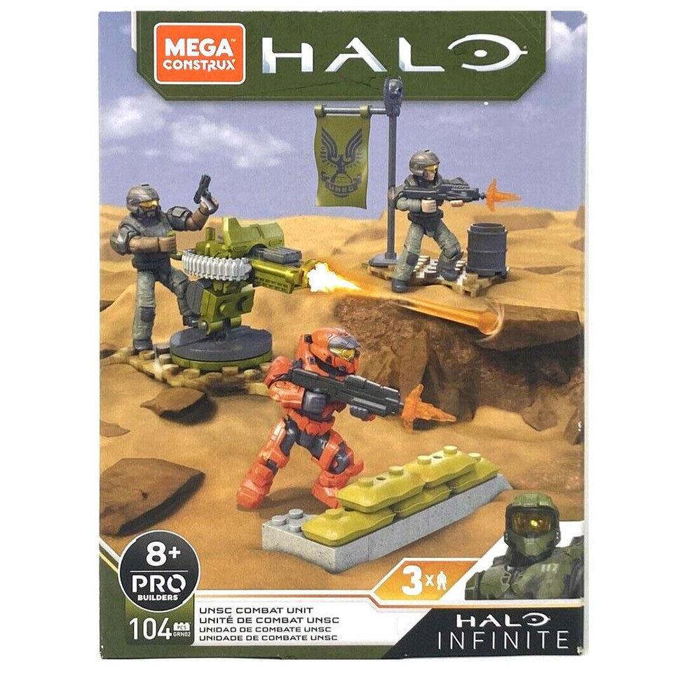 MEGA Construx UNSC Combat Unit Halo Infinite GRN02 104pc Mattel