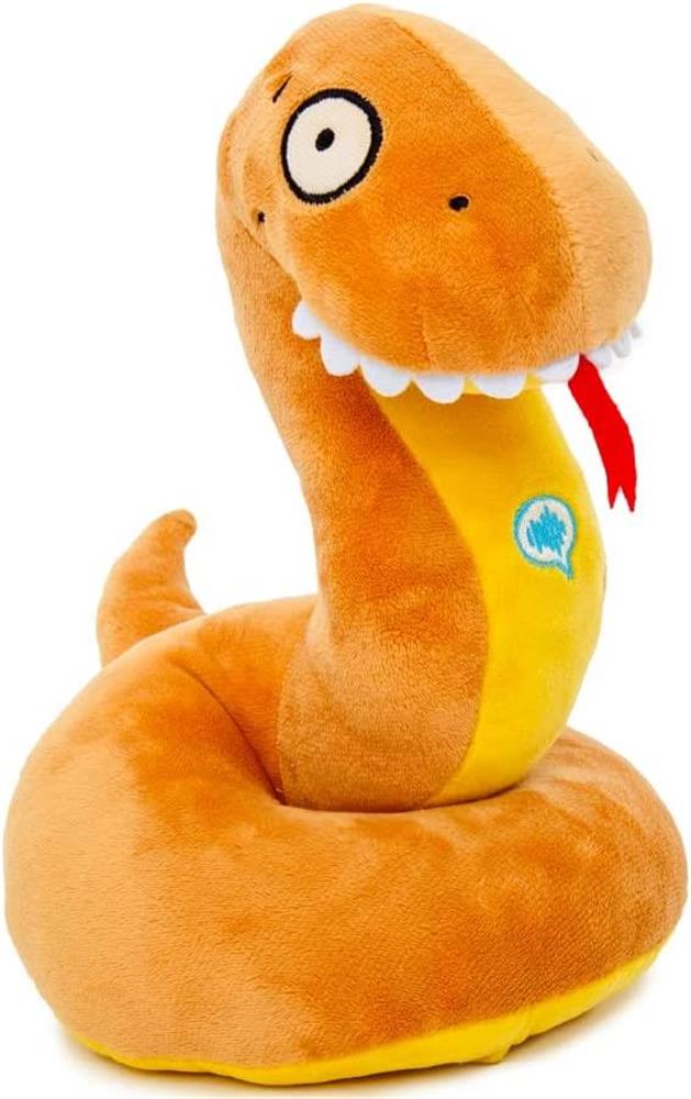 Silly Sounds Snake Plush Talking Stuffed Animal Burps Farts Roars Interactive Doll 10" Mighty Mojo