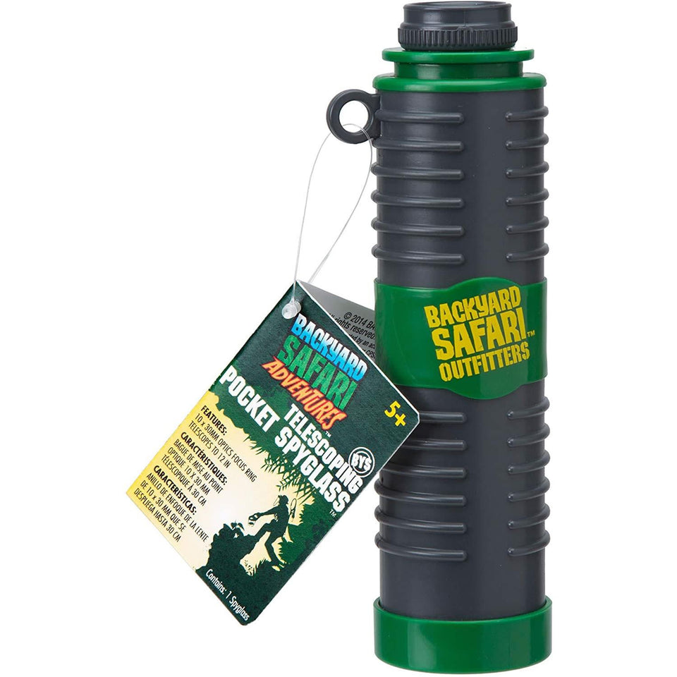 Telescoping Pocket Spyglass Backyard Safari Adventures Outdoor Kids Toy