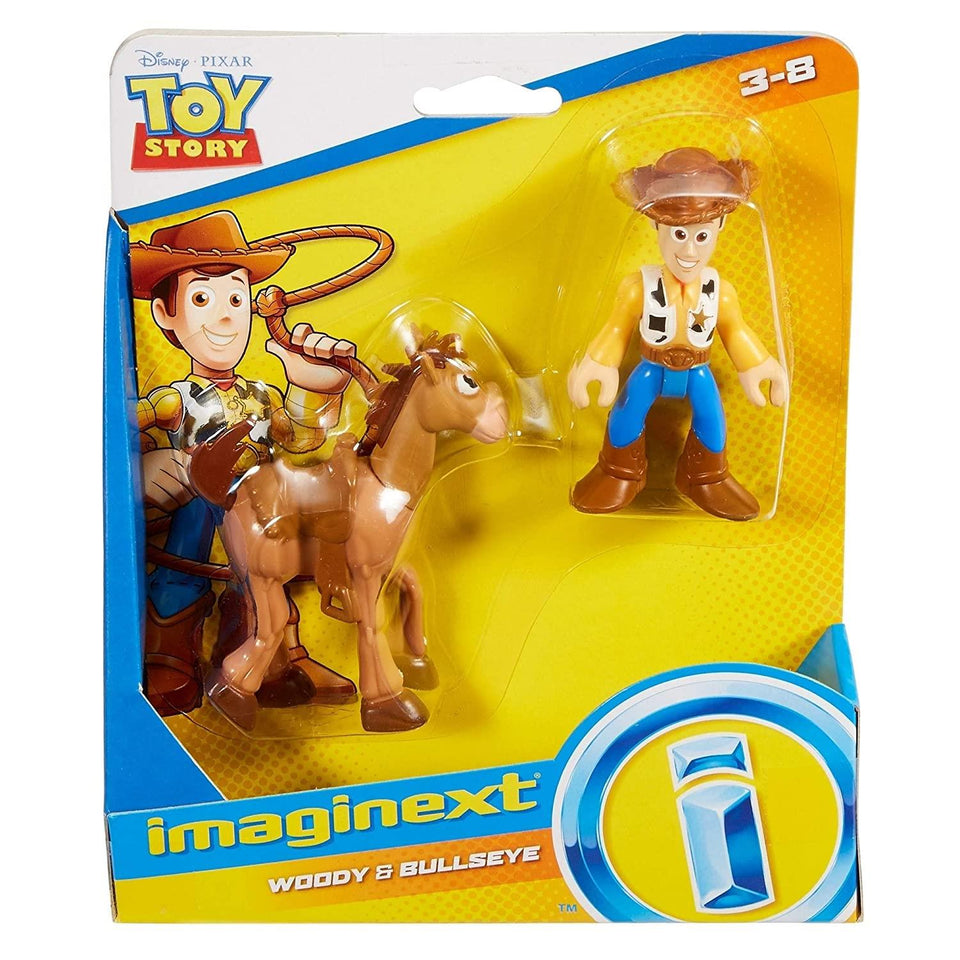 Fisher-Price Imaginext Toy Story 4 Woody & Bullseye Disney Pixar Figure Set