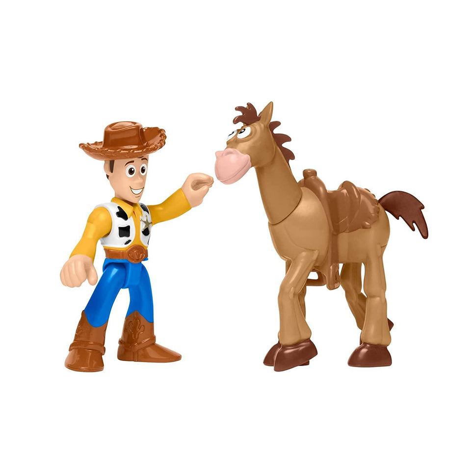 Fisher-Price Imaginext Toy Story 4 Woody & Bullseye Disney Pixar Figure Set