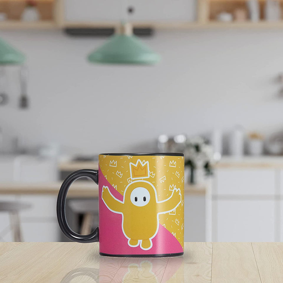 WOW! Stuff Fall Guys Frenzy Team Yellow Color Changing Heat Reveal Mug