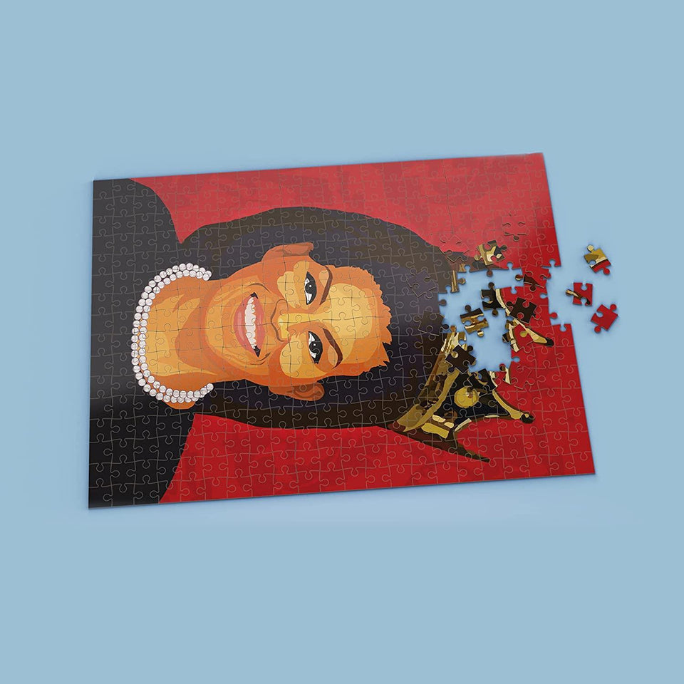 Michelle Obama Jigsaw Puzzle 500pcs Women in Power Illustration Design All Ages Mighty Mojo