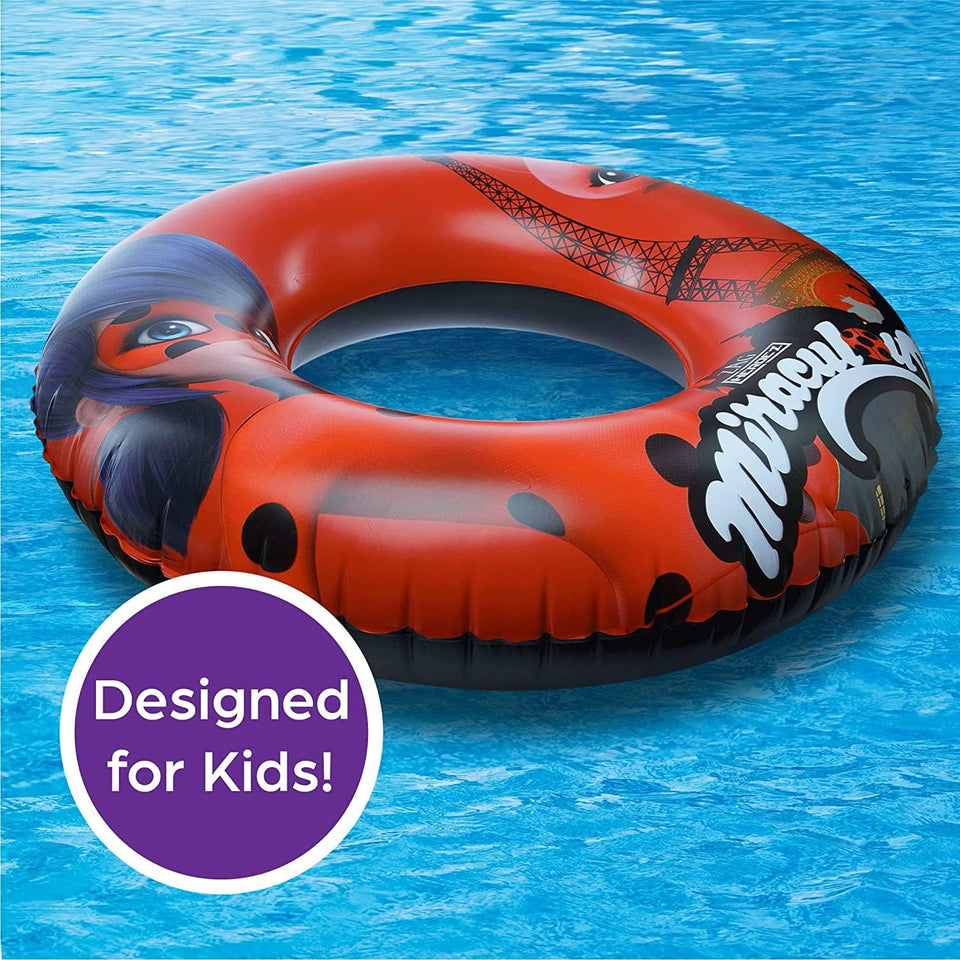Miraculous Ladybug & TIki Pool Float Inflatable Tube Raft 30" Mighty Mojo