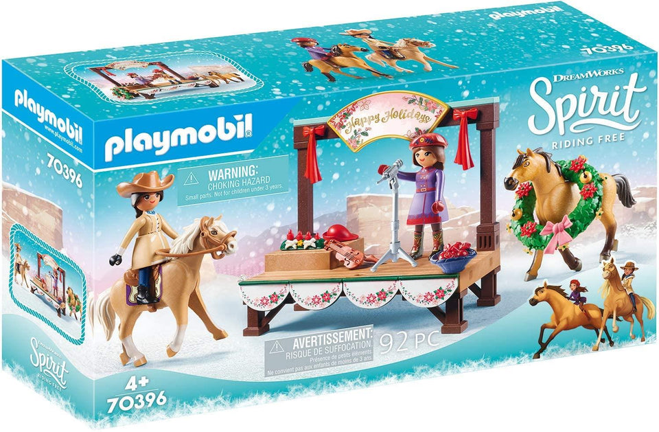 Playmobil Spirit Riding Free Christmas Concert Dreamworks Horses Xmas Holiday Figures