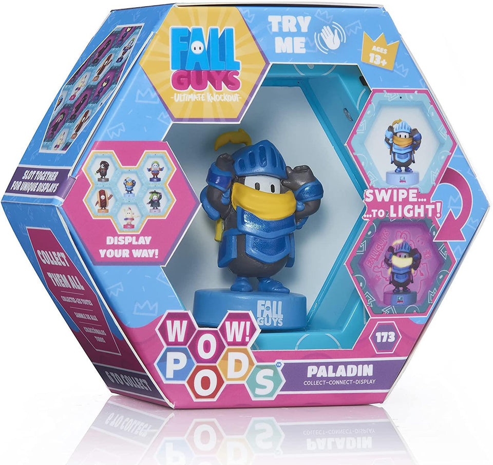 WOW Pods Fall Guys Palatin Knight Swipe Light-Up Figure Connect for Display