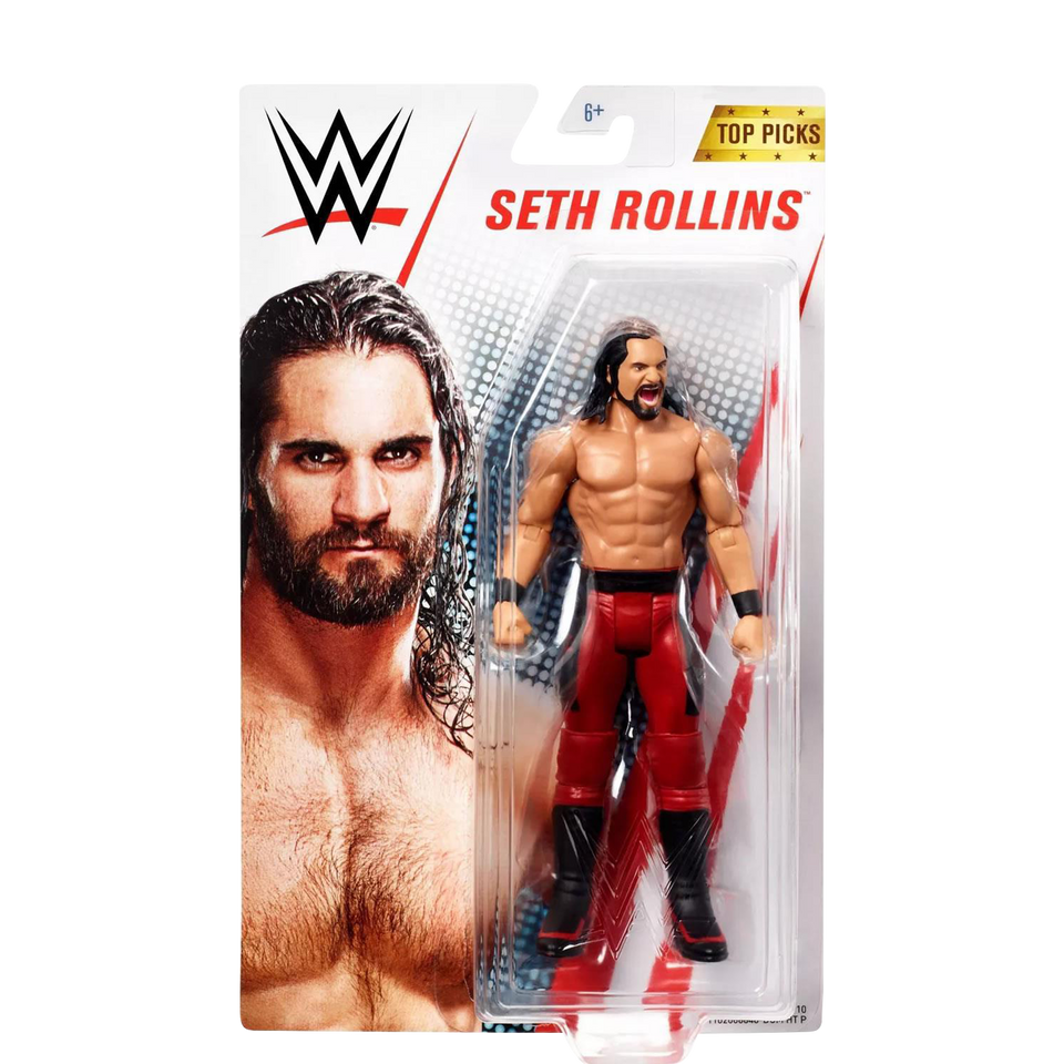 WWE Top Picks Seth Rollins Wrestling Red Pants Action Figure
