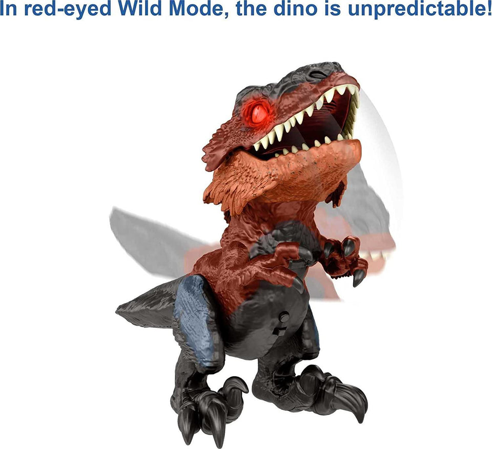 Jurassic World Dominion Uncaged Pyroraptor Ultimate Motion Sounds Dinosaur Figure Interactive Mattel