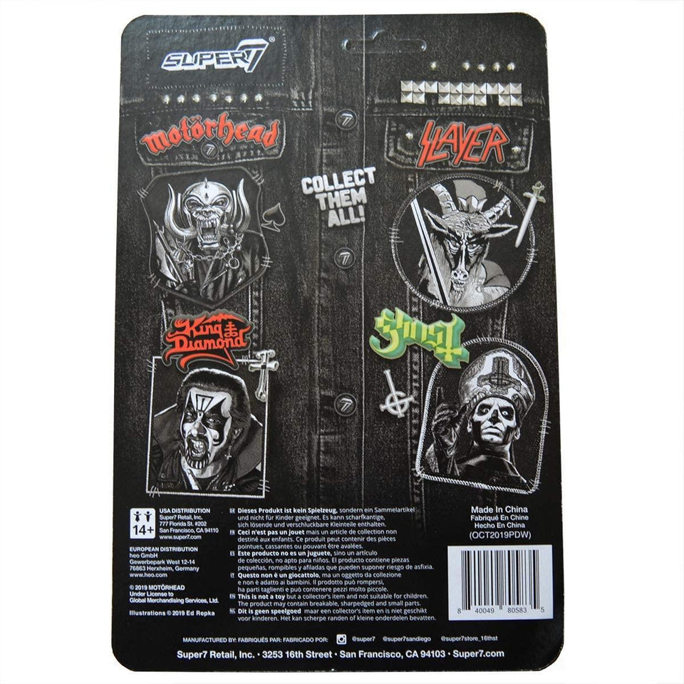 Motorhead Black Series Warpig Heavy Metal Music Band ReAction Figure Super7