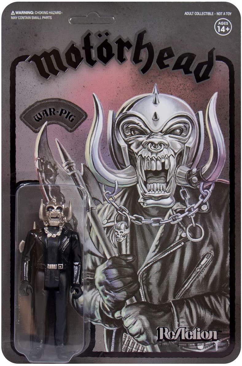 Motorhead Black Series Warpig Heavy Metal Music Band ReAction Figure Super7