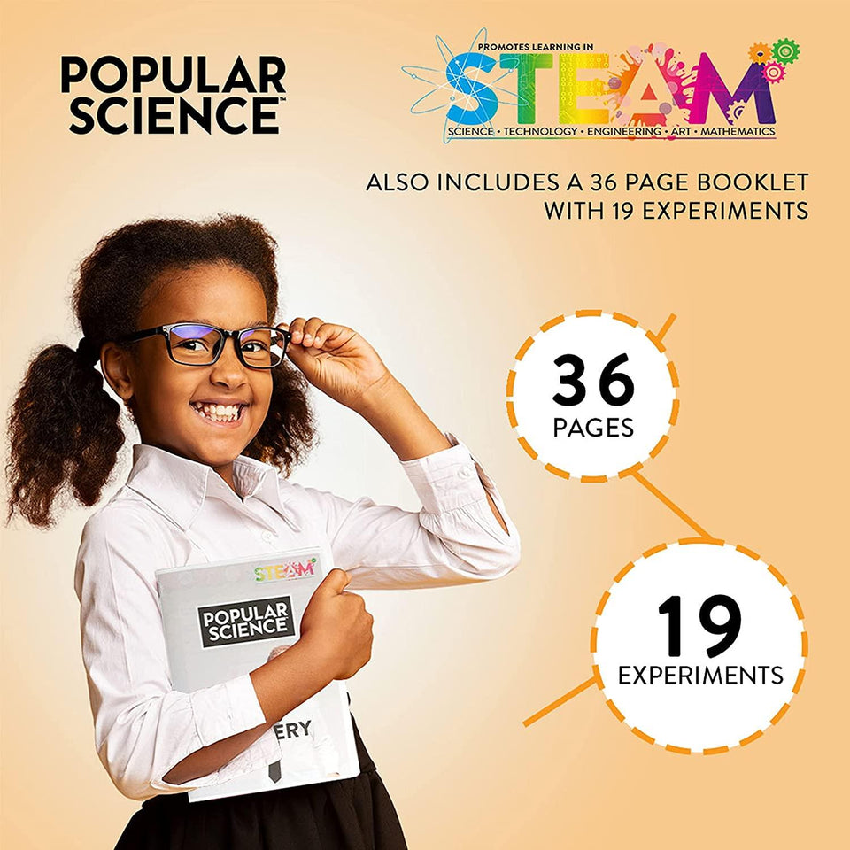 Popular Science 5 Senses Discovery Lab Kit Educational Kids Interactive WOW! Stuff