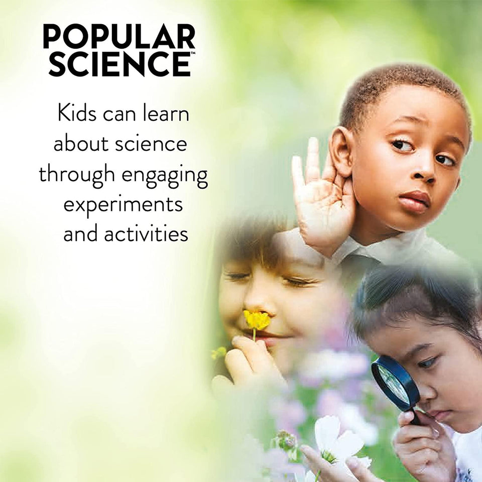 Popular Science 5 Senses Discovery Lab Kit Educational Kids Interactive WOW! Stuff