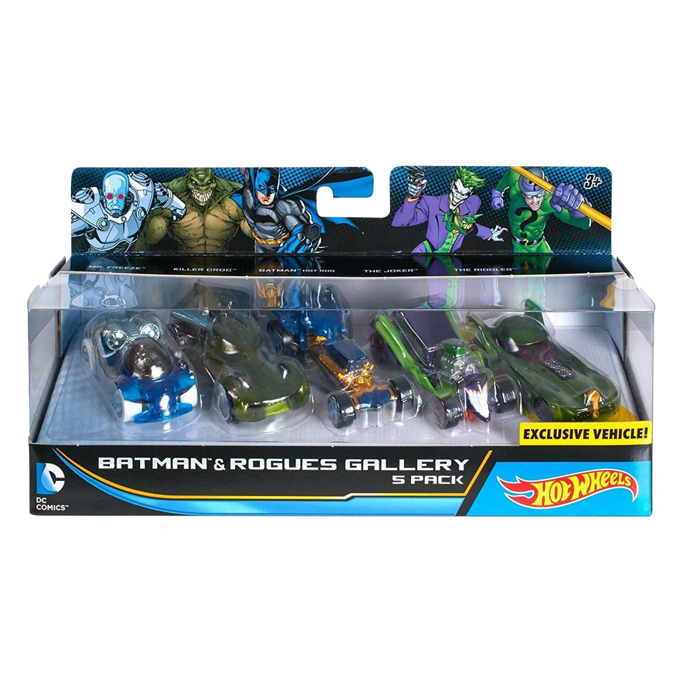 Hot Wheels DC Comics Batman Rogues Gallery 5 Pack Car Archies