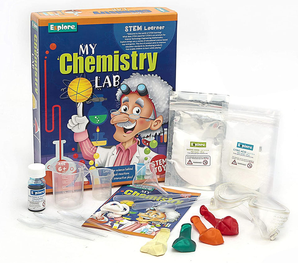 Explore STEM Learner My Chemistry Lab DIY Science Experiment Kit