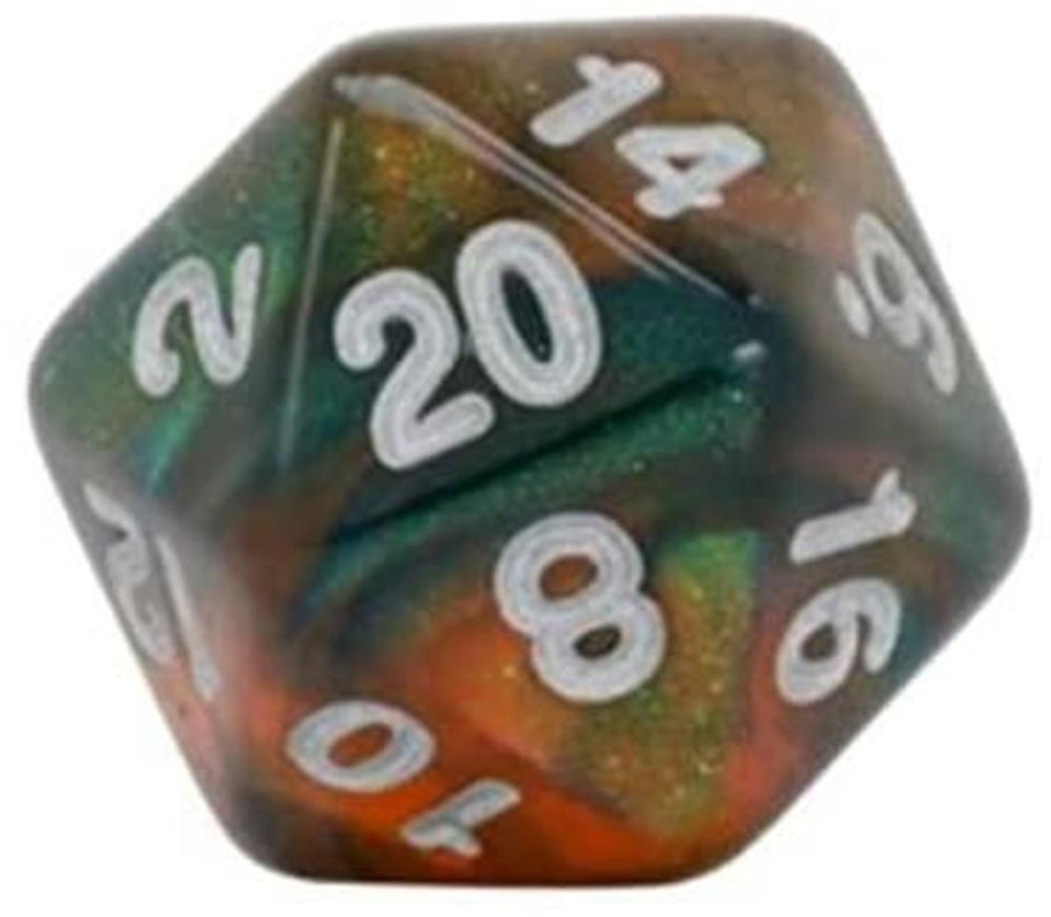Sirius Dice Persimmon Punch 7ct Set Polyhedral Roleplaying Accessory