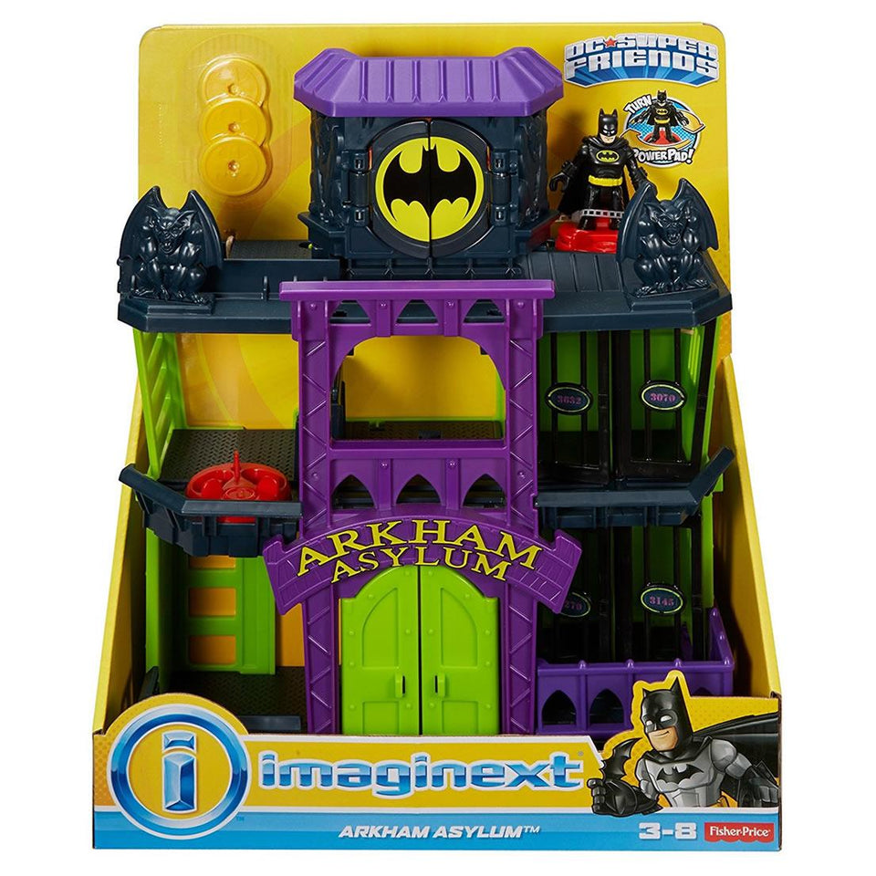 Imaginext Batman Arkham Asylum Playset DC Super Friends Fisher-Price