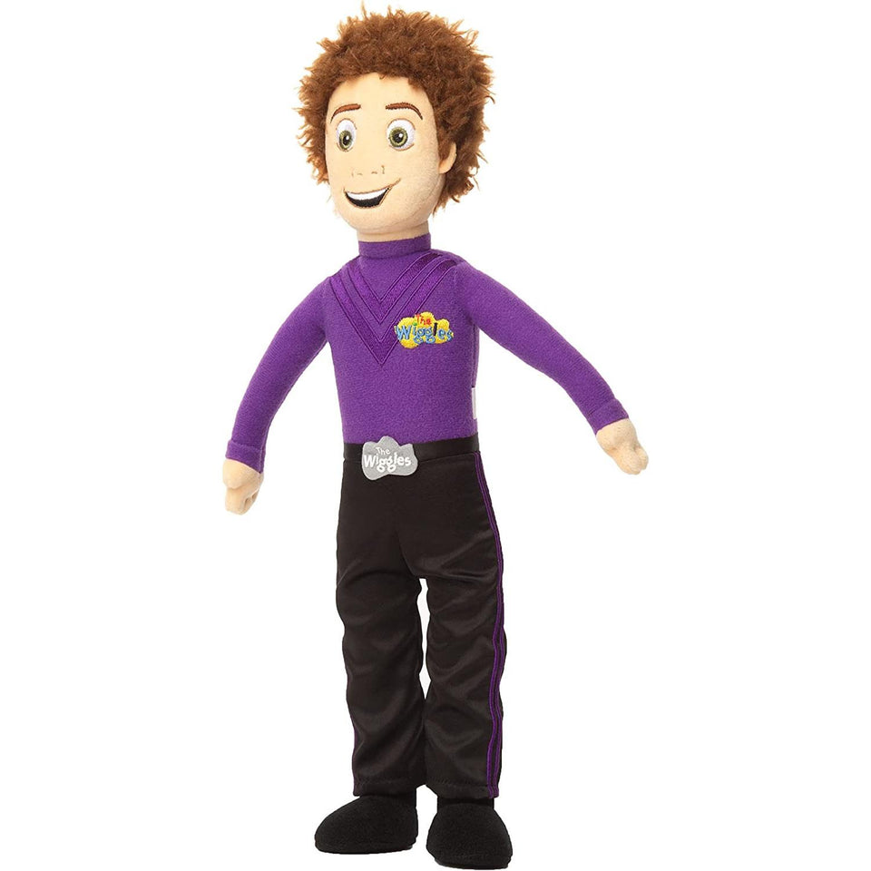 The Wiggles Purple Wiggle Lachy 14" Plush Doll Kids Musical Group Mighty Mojo