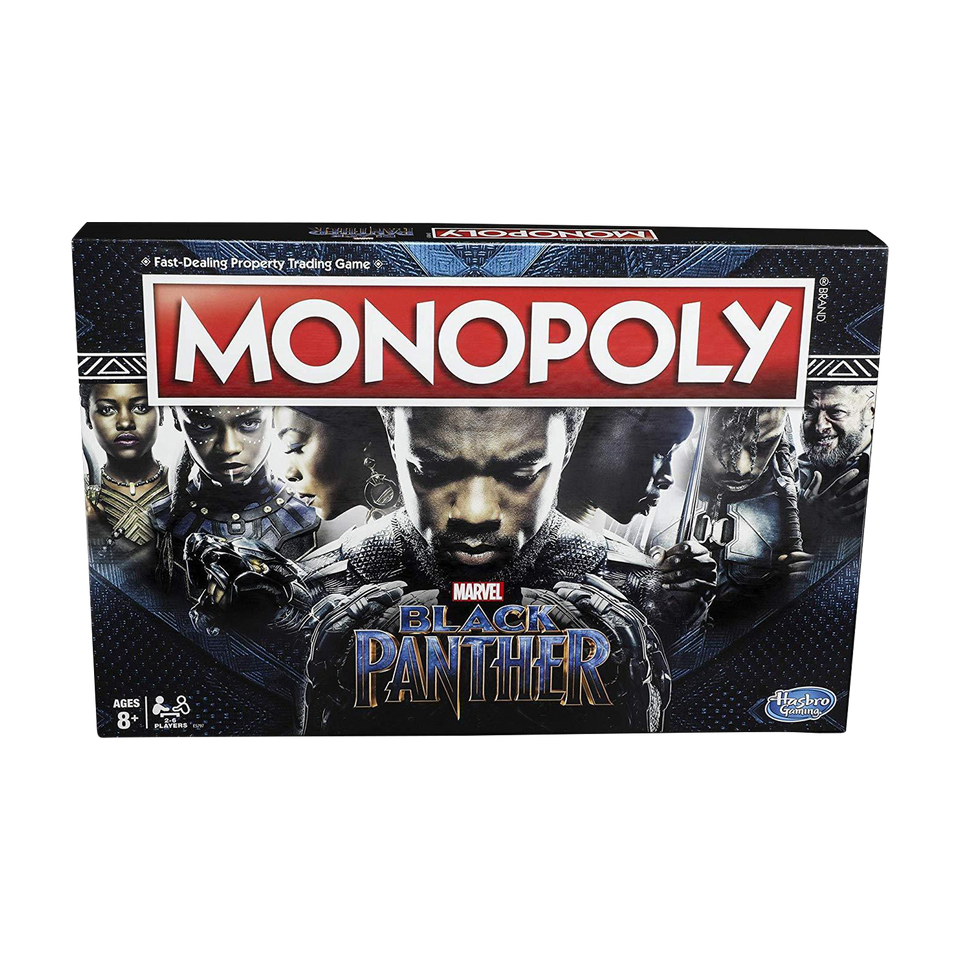 Monopoly Game: Black Panther Marvel Edition Board Game Hasbro