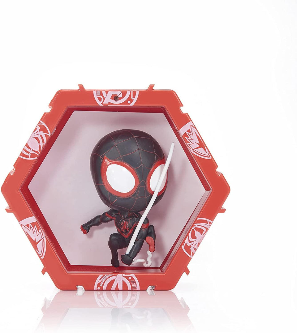 Marvel Spiderman Miles Morales Swipe to Light Connect Figure WOW Pod WOW! Stuff