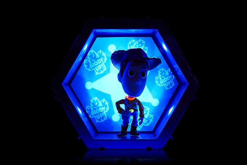 WOW Pods Disney Toy Story Sheriff Woody Swipe to Light Connect Figure Collectible