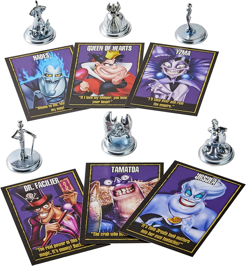 Monopoly Disney Villains Henchmen Edition Board Game Evil Characters Hasbro