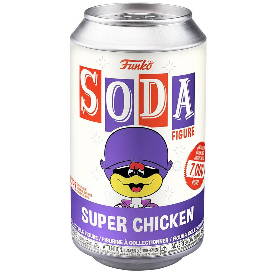 Funko Soda Super Chicken Limited Edition Retro Cartoon Vinyl Figure Collectible