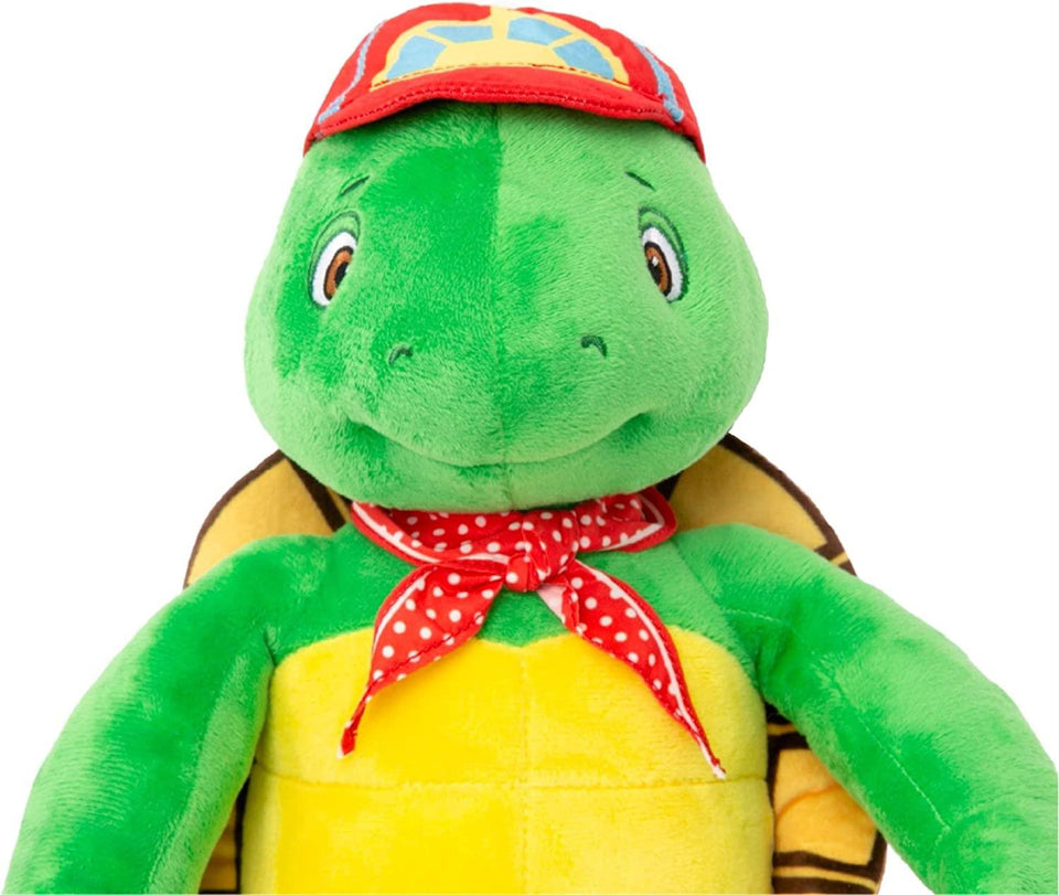 Franklin the Turtle Plush Doll 14" Book TV Series Character Stuffed Animal Hat Bandana Mighty Mojo