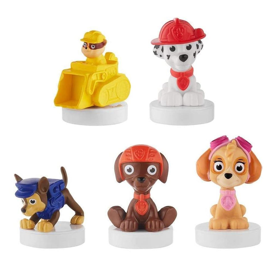 Paw Patrol Characters Stampers 5pk Zuma Rubble in Bulldozer Figure Set PMI International