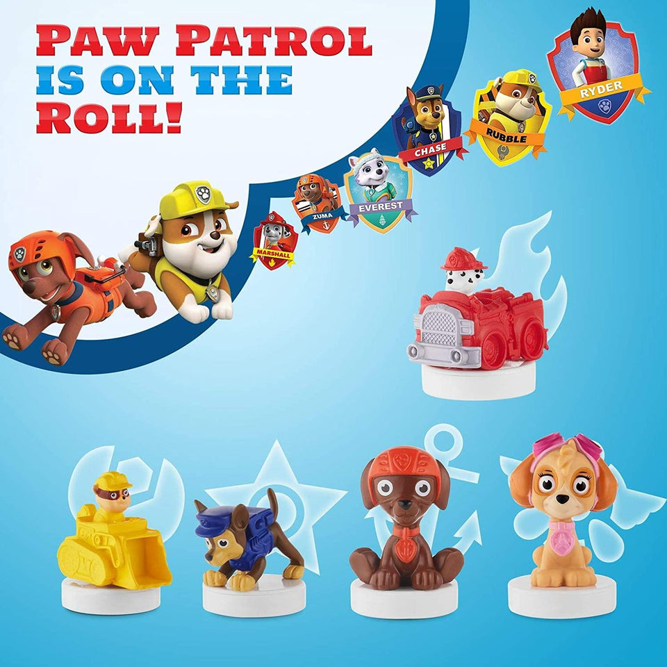 Paw Patrol Characters Stampers 5pk Zuma Rubble in Bulldozer Figure Set PMI International